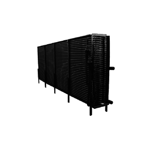 Batería sin Ventiladores Evaporador Túnel INSFRI KSC-62410R (10mm) 39,4 kW delta T7K con T1 aire de -28ºC con desescarche eléctrico en batería y bandeja