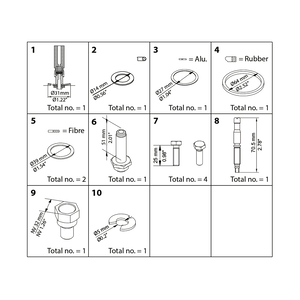 Kit de juntas y armadura DANFOSS 032F2348