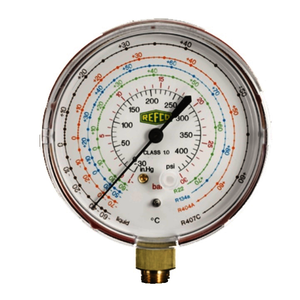 Manómetro de alta de Ø 63 mm REFCO M2-500-DS-CLIM