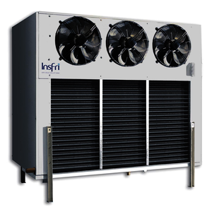 Evaporador Mural INSFRI SH 1 A8 D 1 x Ø500mm 6,55 kW delta T7K con T1 aire de -18ºC con desescarche eléctrico en batería